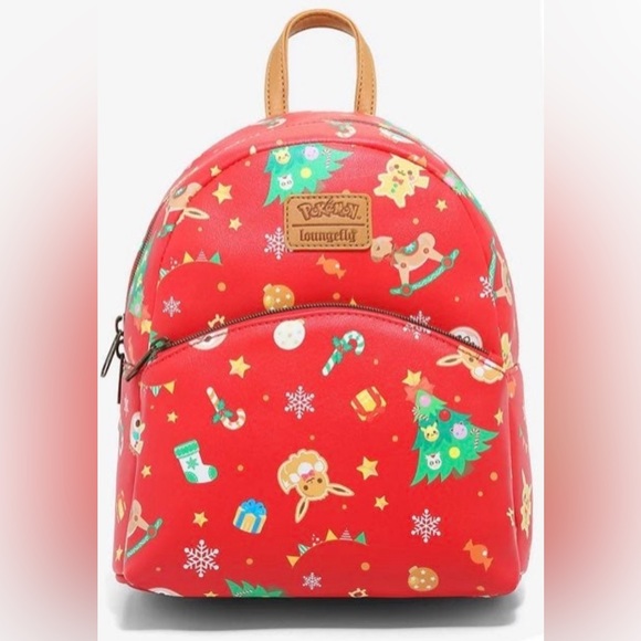 24HR DROP ⬇️ Loungefly Pokemon Holiday backpack - Picture 3 of 7